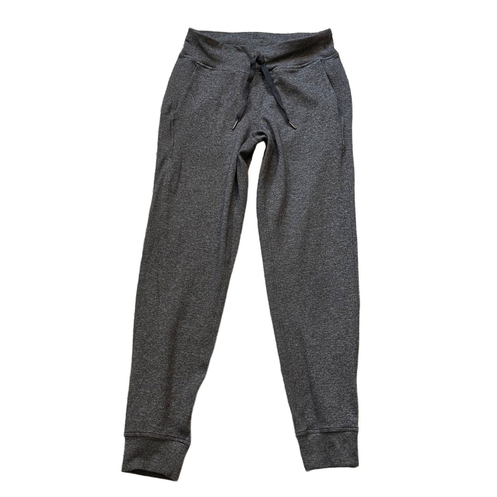 lululemon Ready to Rulu Jogger Size 6 Heathered Black Grey LW5AW7S Sweatpants